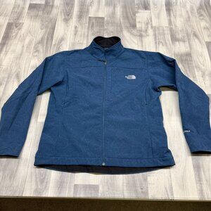 ✅Womens XL The North Face Jacket  Apex TNF Bionic Softshell Blue Fleece ***TEAR
